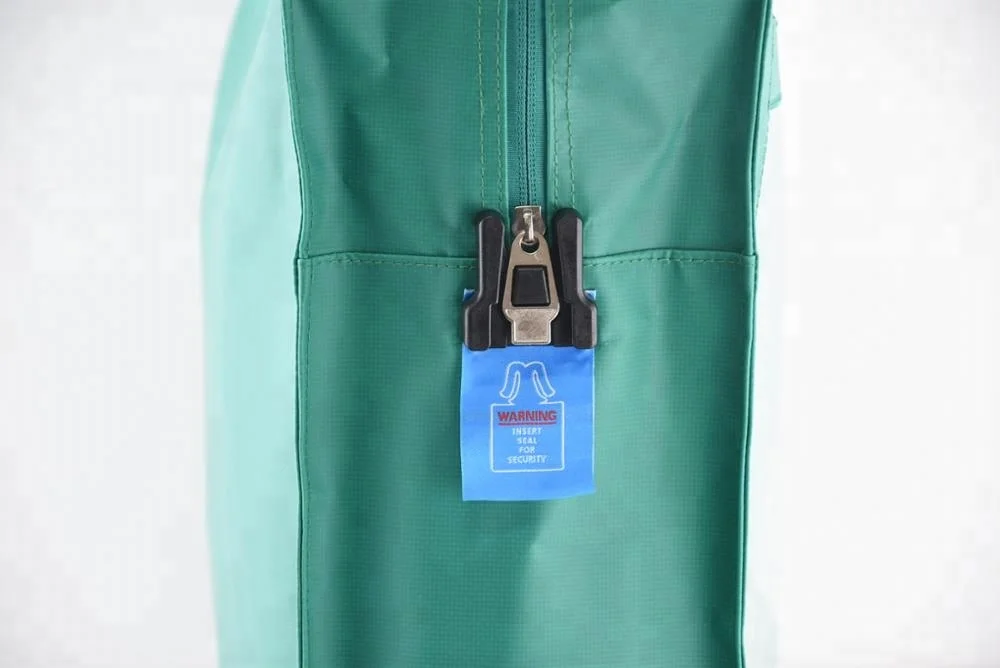 Custom Water Proof Locking Security Money Storage Travel Cash Register Bag Bank Deposit Bag With