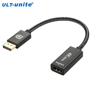 ULT-unite High Quality Custom 4K@60Hz DP DisplayPort to HDMI Cable Adapter