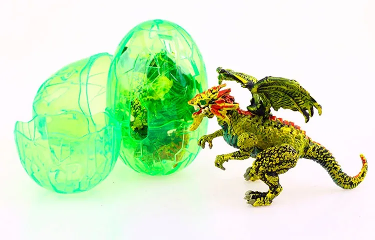 dragon toy in egg