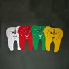 Tooth Clock / Dental Tooth Shaped Clock Wall Clock / Colorful Tooth Clock