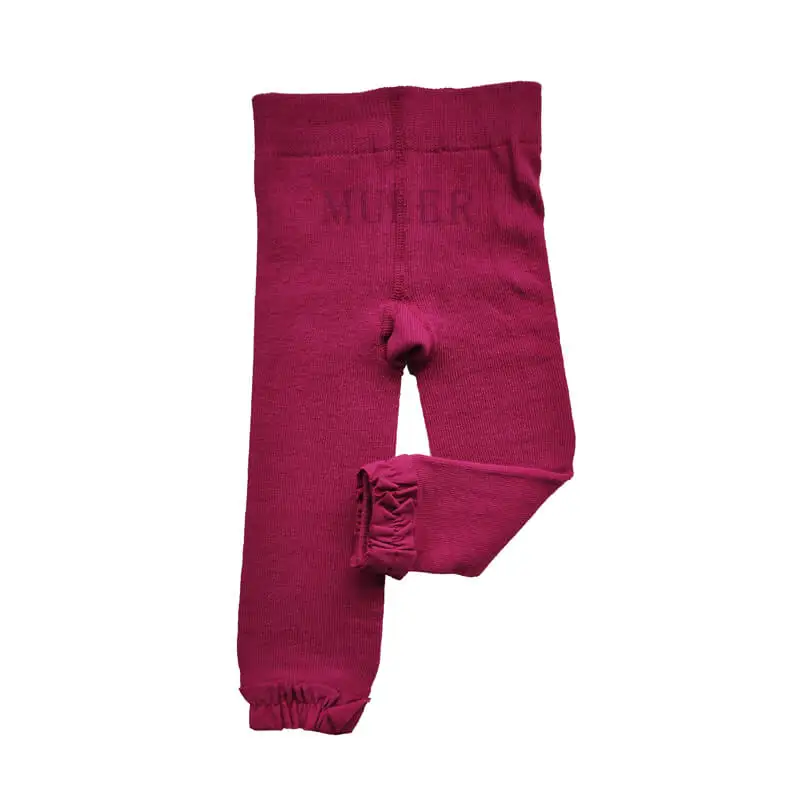 

Baby Warm Thick Ruffle Pants Tights,with Solid Colour and Frilly Ankles