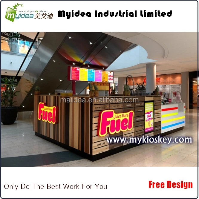Jus desain ritel kios kios, desain jus kayu bar untuk 