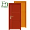 Single Plastic Frame Interior Wooden PVC Bedroom Entry Doors