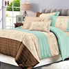 Fashion type pretty painting work home trends bed sheets designs bed set korean bedding set