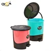New design convenient step kitchen and bathroom trash can durable plastic dustbin with lid