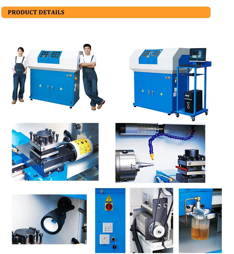 double spindle cnc lathe machine