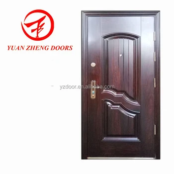 Egypt Style Steel Door With Stainless Doorsill Wood Color Paint Colors Doors Product On Alibaba Door With Stainless Steel Doorsill