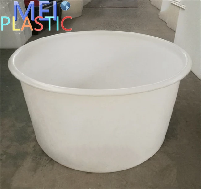 Professional Large Round Plastic Aquaculture Fish Tub For Beverage ...