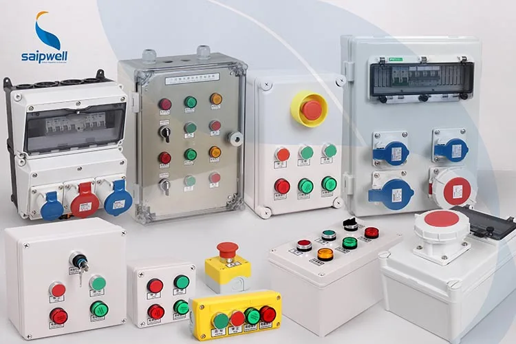 Plastic Electric Industrial Socket Outlet Power Box