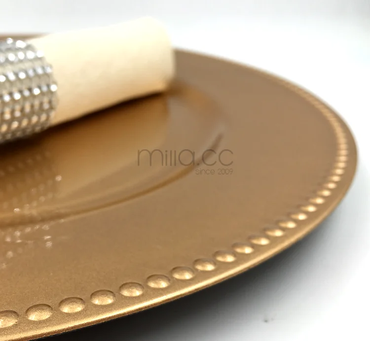 Wholesale Cheap Wedding Gold Charger Plates Buy Event Decoration