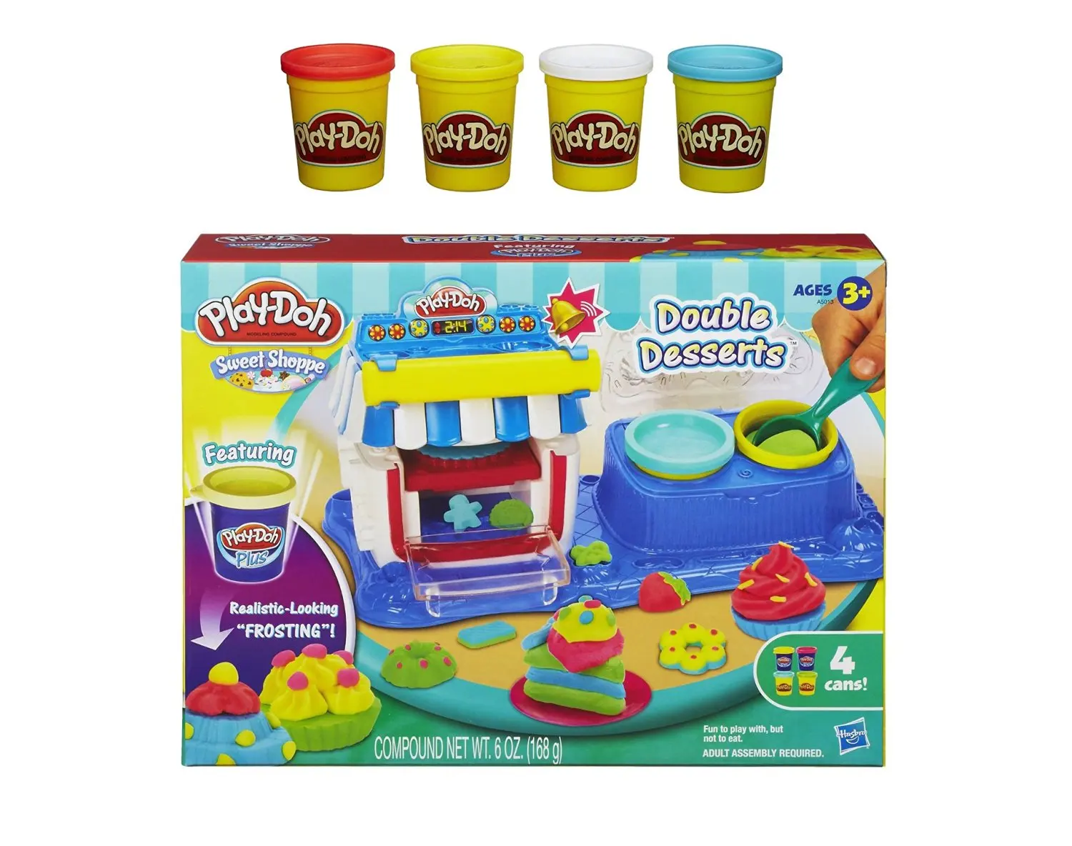 Игровой набор двойные десерты play-doh a5013