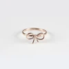 Trendy Stainless Steel Rose Gold Small Rings for Ladies