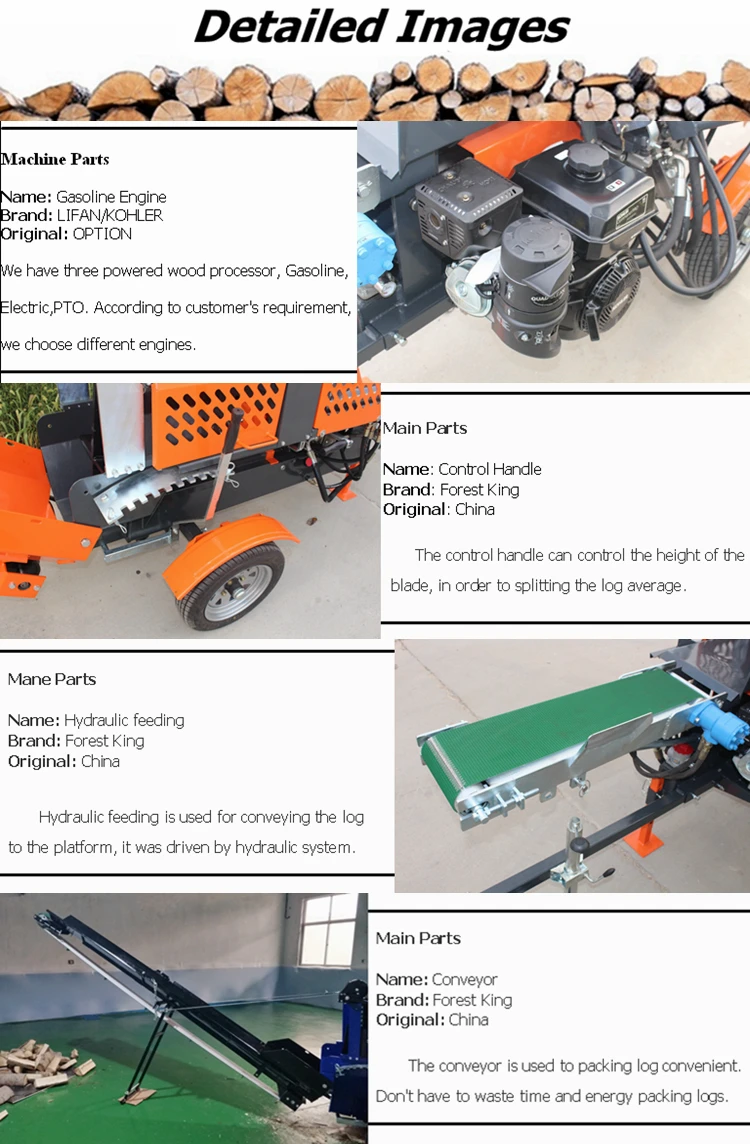 20 Ton Firewood Processor - Efficient Log Splitting