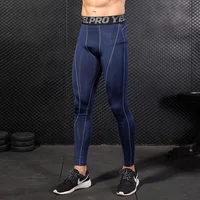 

Custom logo Wholesale Men's compression running pants elastic tights sports gym leggings
