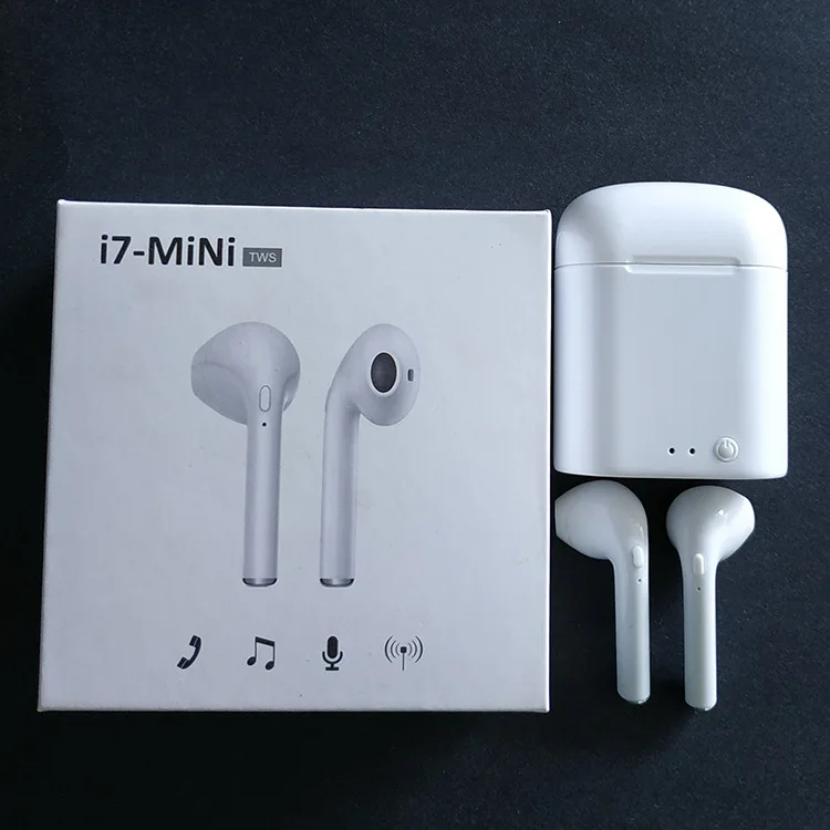 Free shipping Tws i7 mini Sports earphones for smartphones True Stereo Wireless BT Headphones