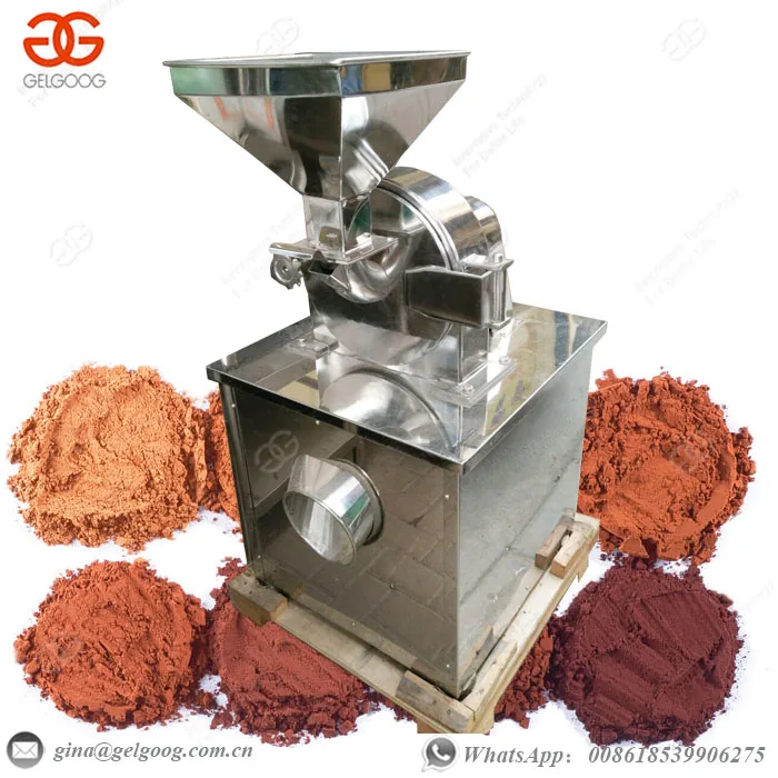 Super Fine 100kg/h Grinding Making Machine Cocoa Powder Processing