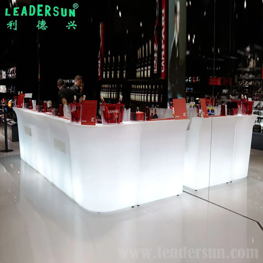 
Morden waterproof RGBW 16 color changing portable light up LED furniture bar counter for Bar KTV party wedding 