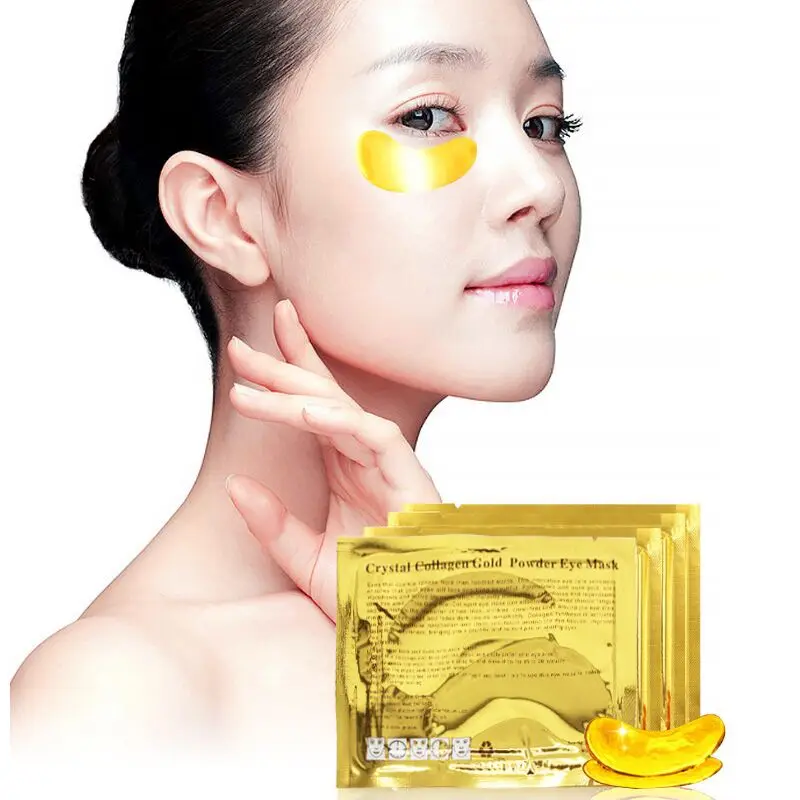 

Low Moq Collagen Eye Pad Cool Gel Compressed Sheet Gold 24K Eye Bag Mask
