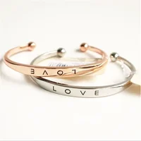 

Hot selling european simple design alloy women bracelet rose gold plated bangle