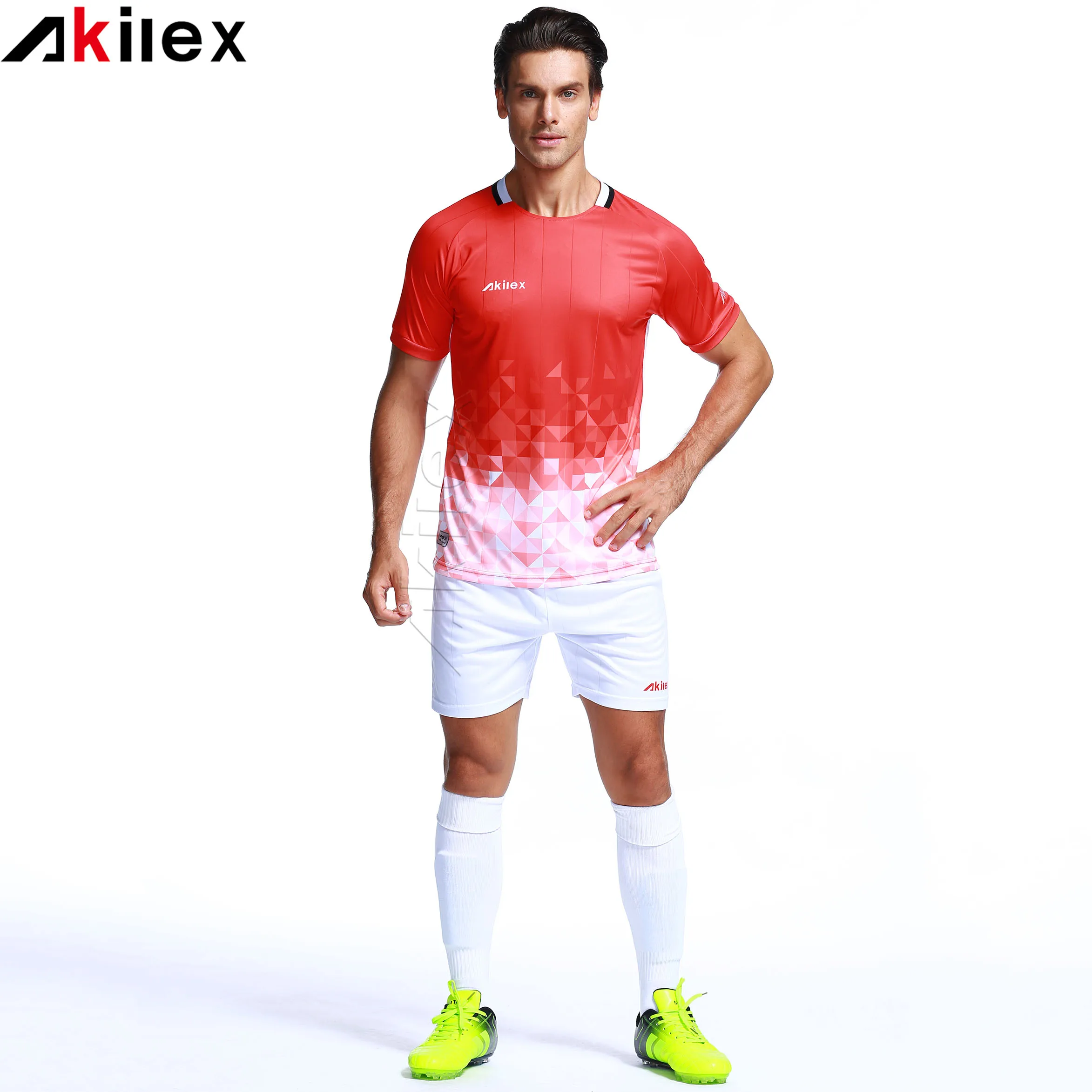 

China Jersey Factory Custom Hot-selling high quality new soccer team football sublimation club youth soccer jersey with low moq, N/a