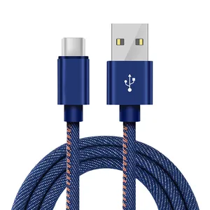 Durable Fabric USB C to Micro USB Data Cable