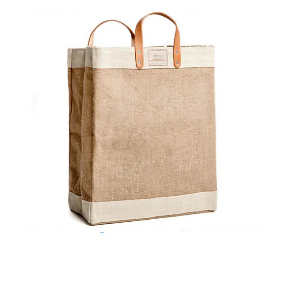 

suppliers wholesale printed colorful beach tote jute shopping bag, Pantone color