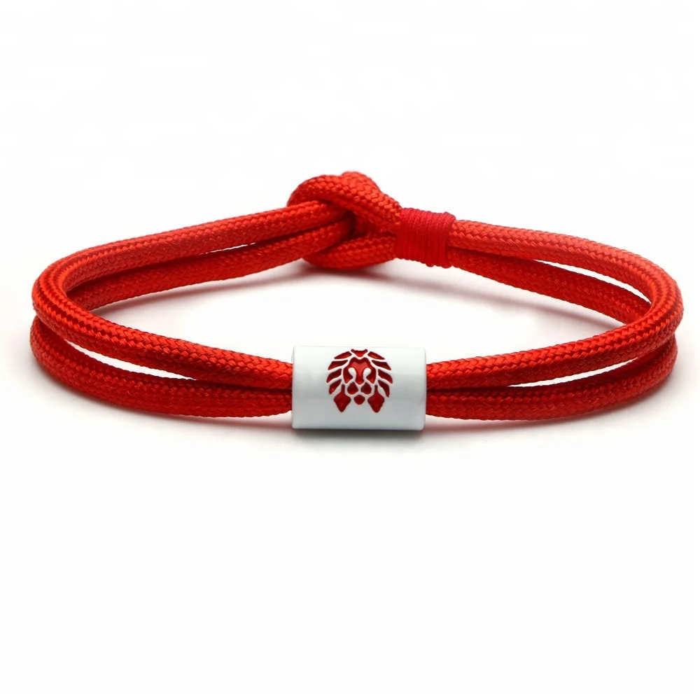 

Fashionable Hand Woven shoelaces Bracelets Design Metal Tips Custom Logo Rope Bracelet, 270 colors