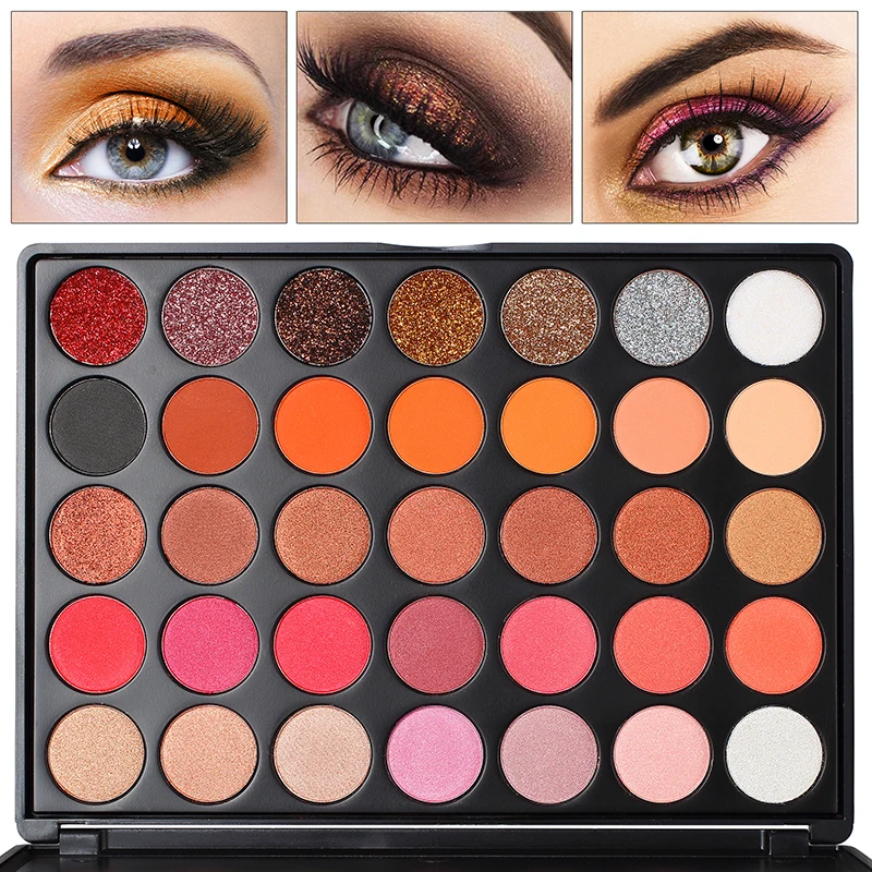 Wholesale Factory Oem Eyeshadow Palette 35 Gf Color Private Label