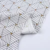 Cheap triangle printed polyester viscose jacquard fabric for dress