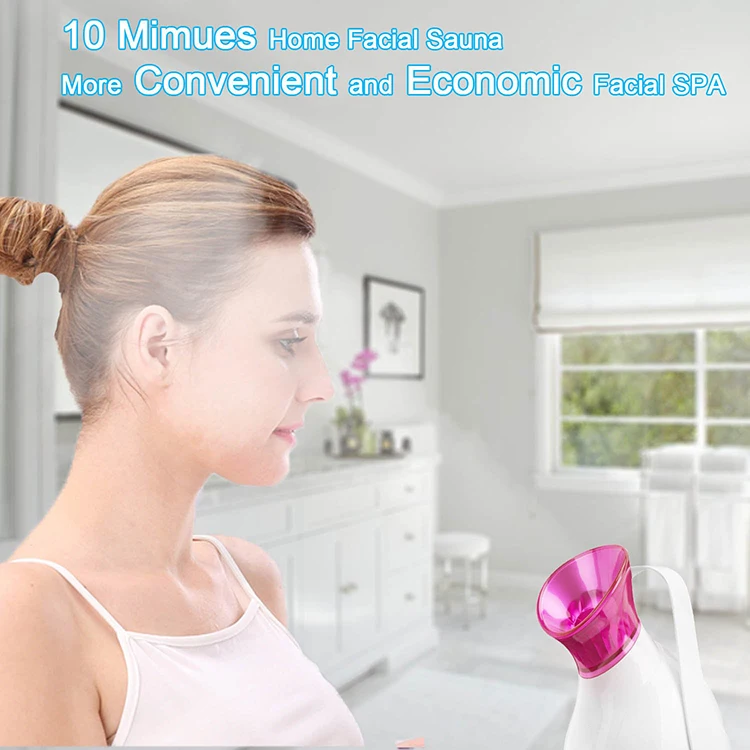 Portable Face Steamer Professional Nano Ionic Facial Steamer with Large Water Tank
