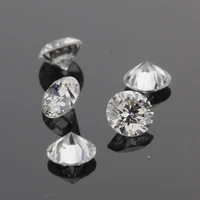 

Wholesale Round shape Synthetic HPHT & CVD Diamond Clear White 10 points sizes Created Gemstone