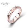 Classical Customized 18k Rose Gold Engagement Ring Moissanite Diamond Wedding Ring for lady