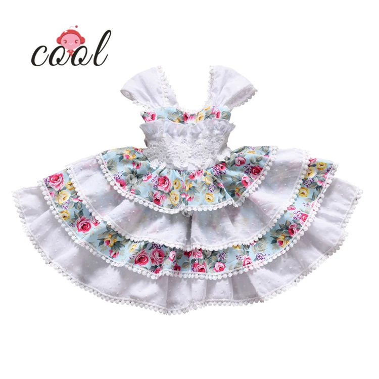 

Fancy halter tulle 1 year old flower summer girl dresses baby new 2018, Pink