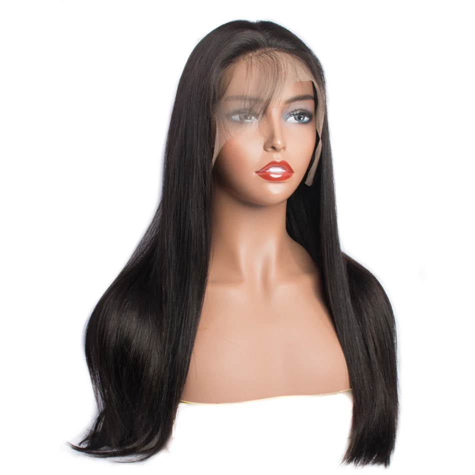 

Fashion Style 100% Brazilian Human Hair Raw Silky Straight 360 Lace Wig