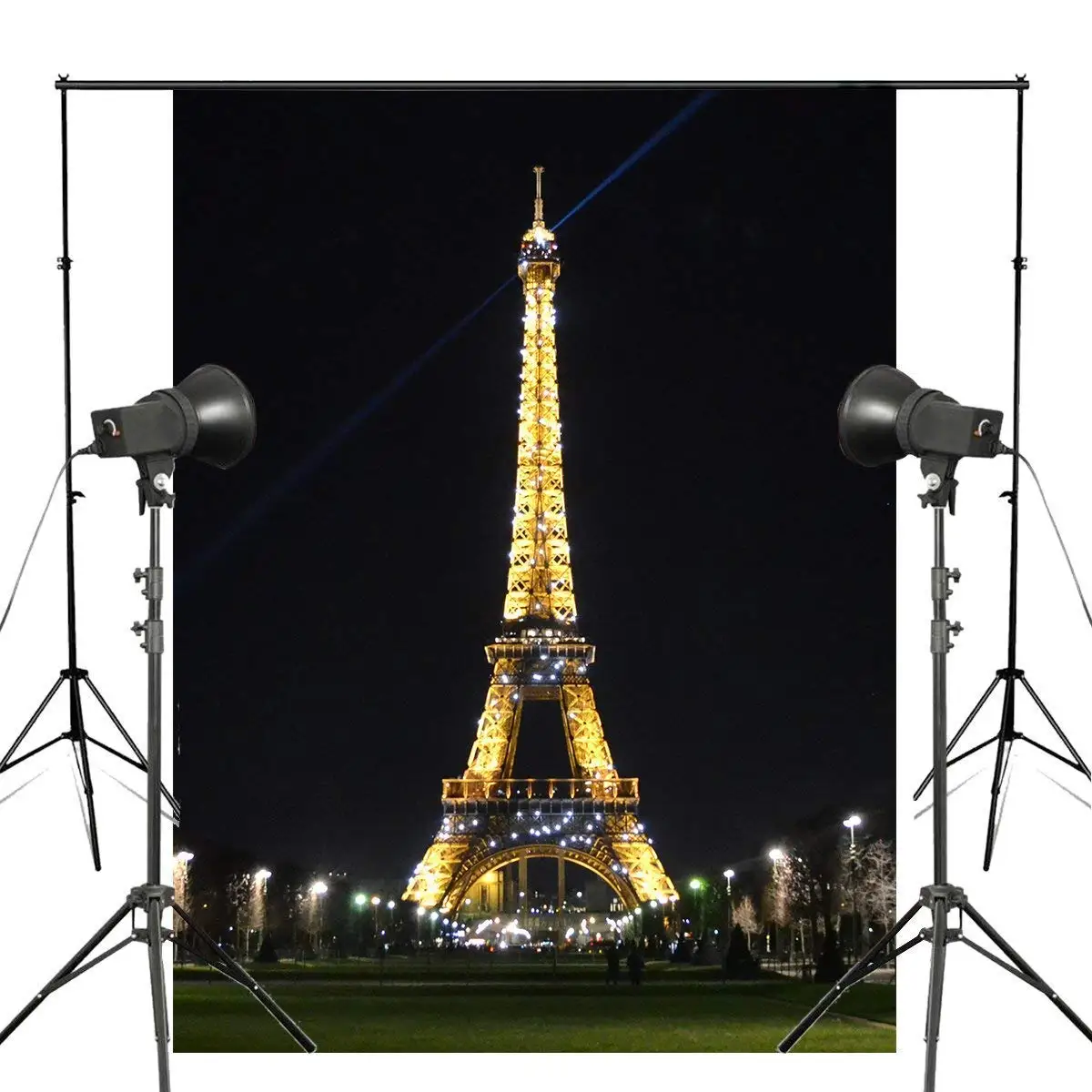 ERTIANANG 150x220cm Yellow Lamp Photography Background Paris Eiffel Tower Backdrop Photo Studio Props Wall Photography Backdrop