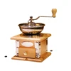 High Quality Chinese Supplier Vintage Wood Cast Iron Manual Garlic Peanut Herb Coffee Beans Grinder