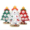 2019 CHRISTMAS 22cm small size table decoration Wooden christmas tree