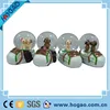 Polyresin shoes shape with dog statue water globe
