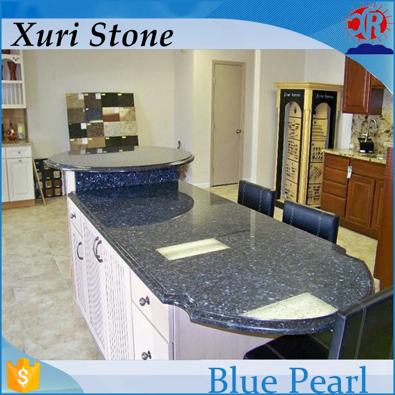 Blue Pearl Laminate Kitchen Countertop Modular Granite Countertops