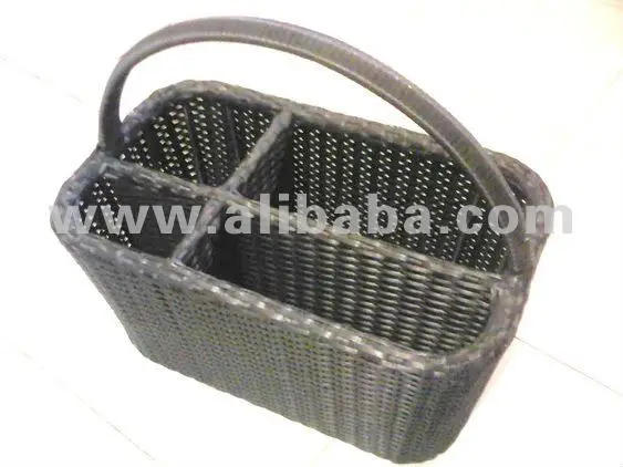 Synthetic Rattan Picnic Basket Hotel tools