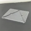 Fine quality large shallow clear stackable plastic tray