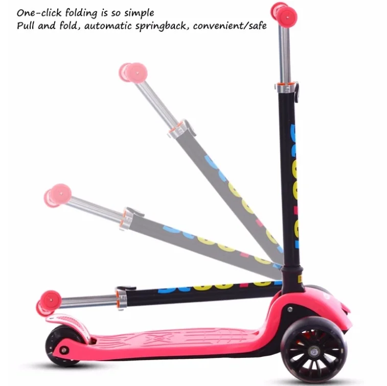 Mini Folding Tri Scooter For Kids And Kids Balancing Children Scooter