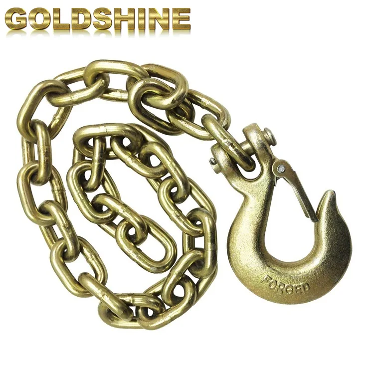 Clevis Slip With Hooks Including Twist Lock Grab Trailer Safety Chain W