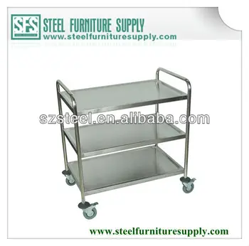 3 Tiers Stainless Steel Trolley Hospital Trolley Buy Stainless