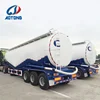 60tons 50cbm capacity low density powder material 3 axles bulk cement tanker trailer for sale