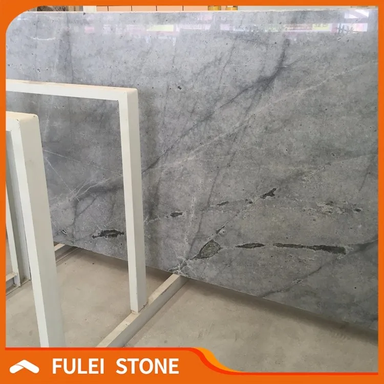 High quality polished chinese atlantic sky blue granite stone