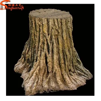 Customized Artificial Tree Trunk Decorative Artificial Tree Stump
