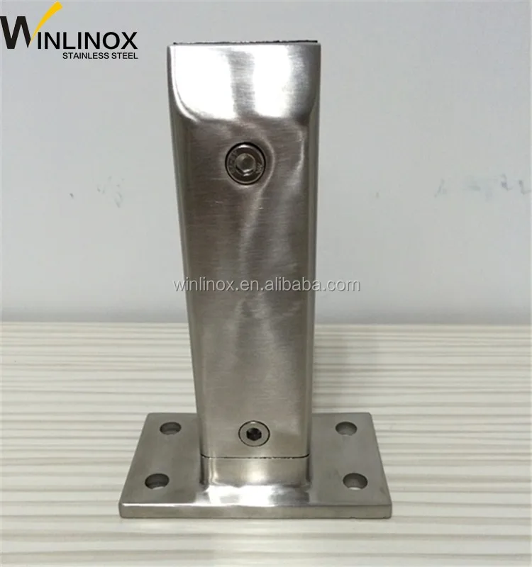 Ss304 316 Glass Railing Bracket / Glass Pool Fence Spigot / Glass Panel