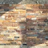 Super perfect natural rust slate for fireplace and garden wall cladding