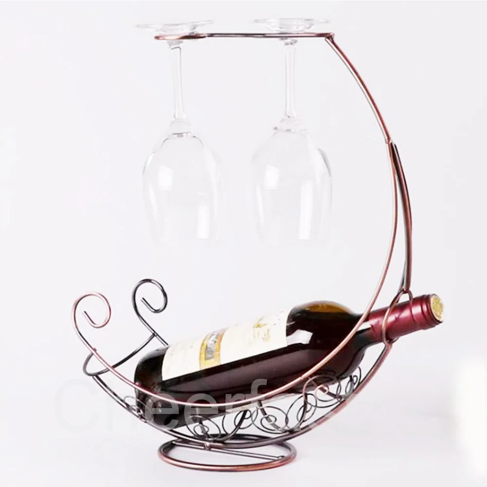 
Beautiful 750ML Rack Single Bottle Wine Holder 